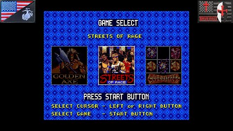 6-PAK: Streets of Rage (Sega Genesis - Attract Mode) [NA Version]