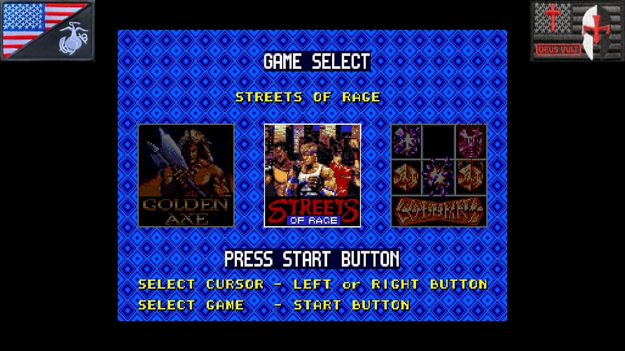 6-PAK: Streets of Rage (Sega Genesis - Attract Mode) [NA Version]