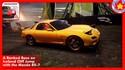 A Ranked Race on the Iceland Cliff Jump with the Mazda RX-7 | Racing Master