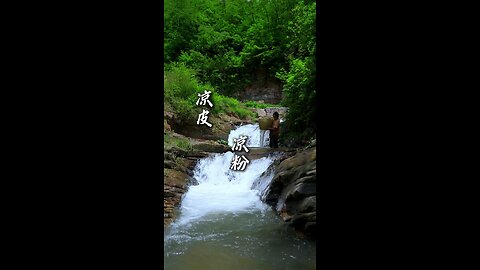 The taste of summer Liangpi Liangfen "Rural life [topic] Liangpi [topic] Liangfen [topic...more