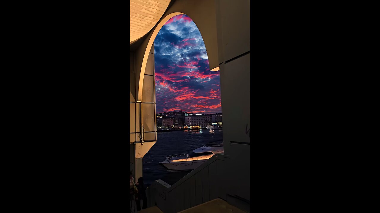 Beautiful sunset isn’t it?