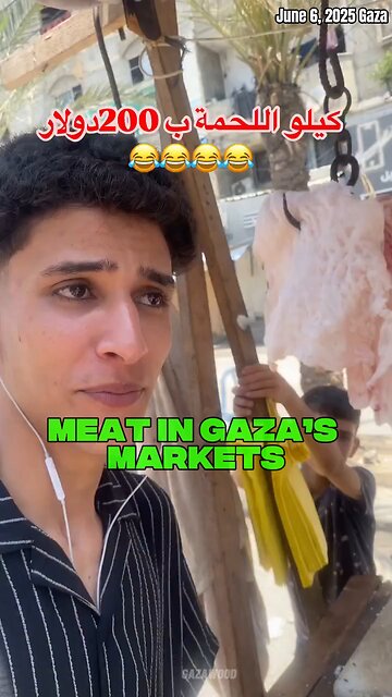 The market in Gaza. Do you see Famine? Starvation? Cut the crap!