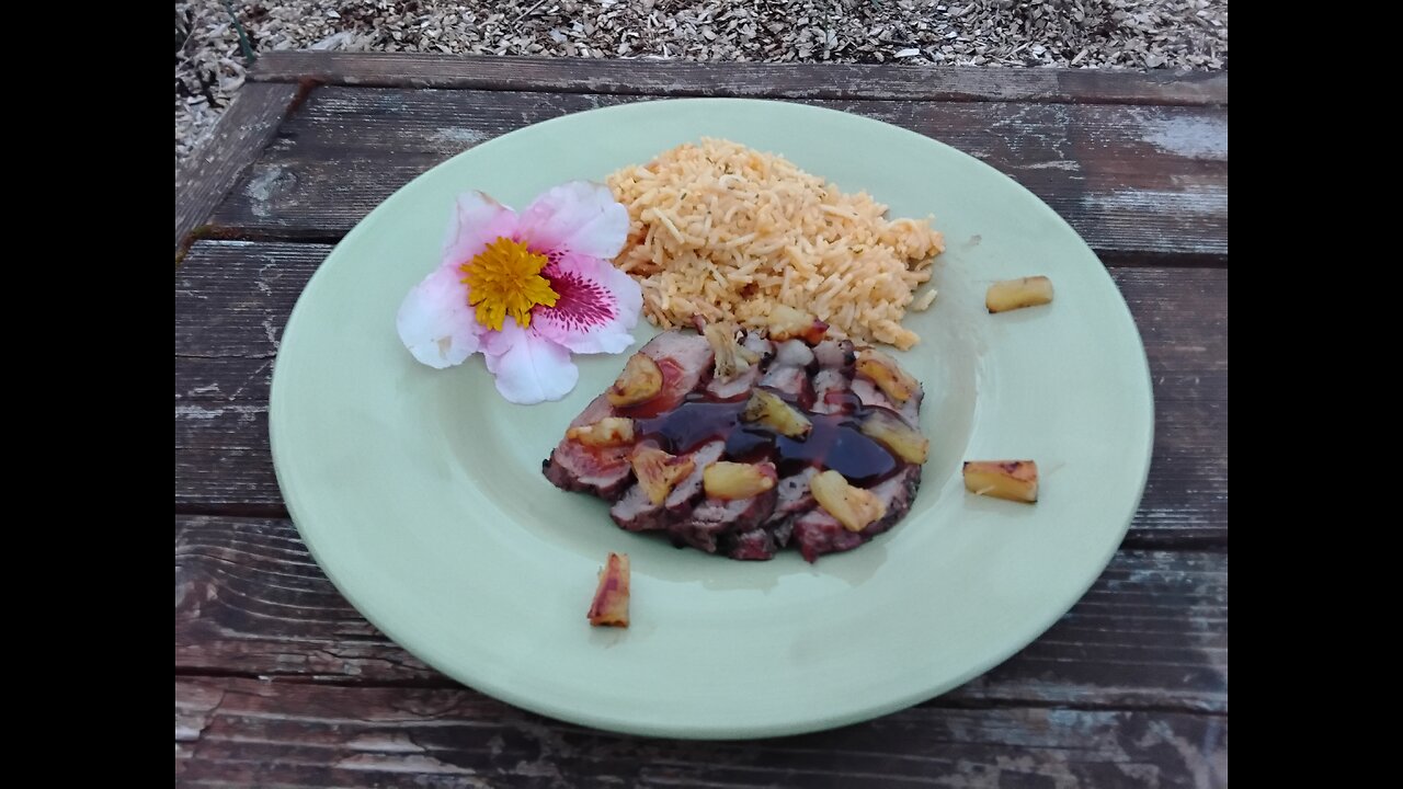 Charcoal Grilled New York Steak with a Twist