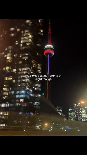 No City is beating Toronto at night