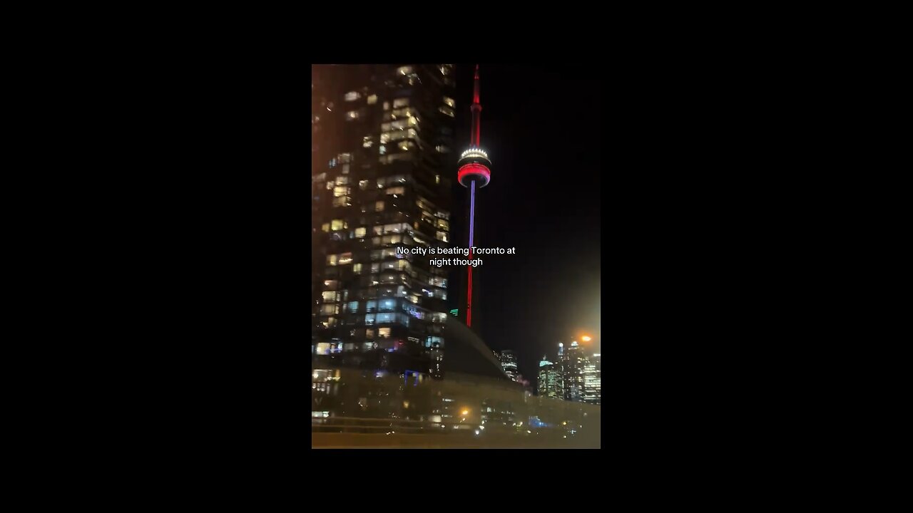 No City is beating Toronto at night