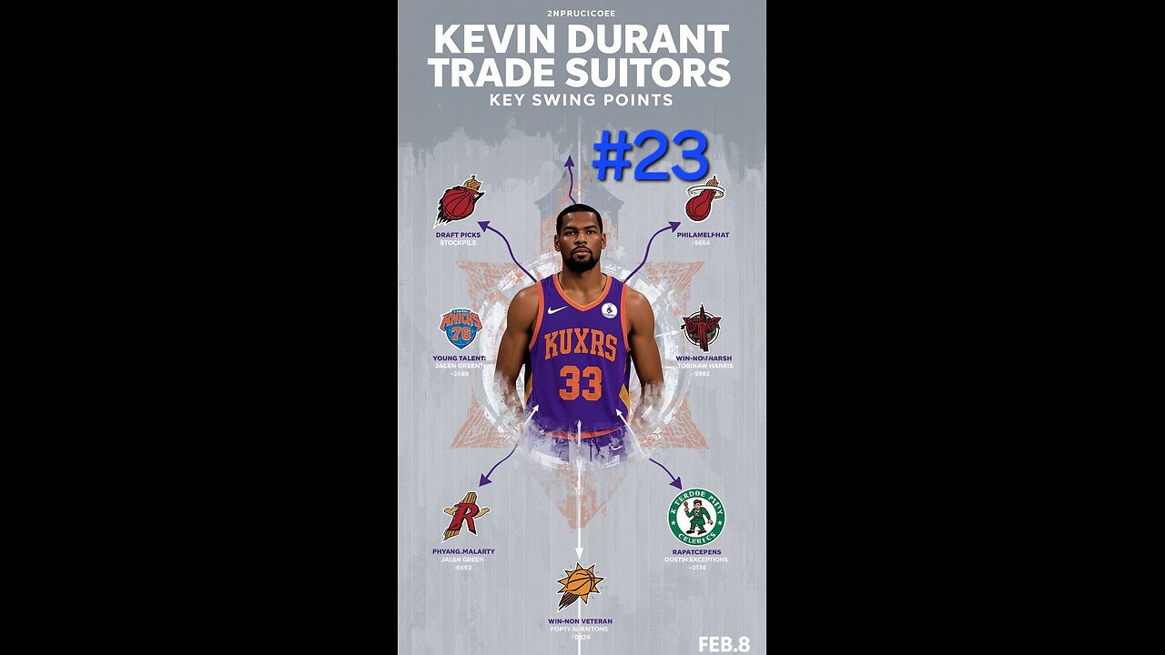 Each Kevin Durant suitor's swing points in the Suns' trade talks