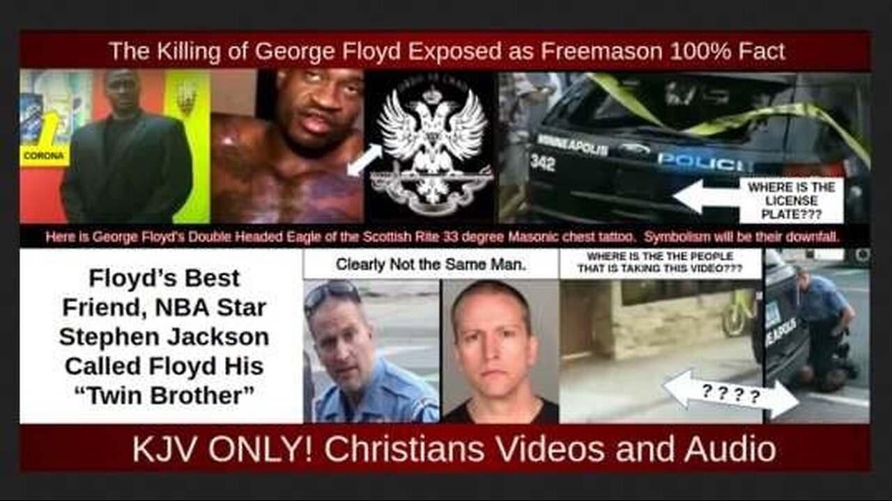 THE KILLING OF GEORGE FLOYD EXPOSED AS A FREEMASON RITUAL ₪ [THE SERPENT 🐍🌈 AND THE RAINBOW PSYOP]