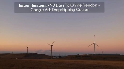 (courseslibrary.com)Jesper Hensgens - 90 Days To Online Freedom - Google Ads Dropshipping Course