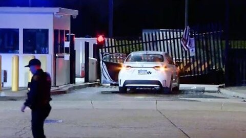 Man runs car into fbi security gate: the spirit of sedition is in the air