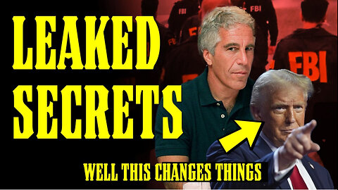 TRUMP was an FBI INFORMANT in EPSTEIN CASE as SECRETS LEAK out of the DOJ!!