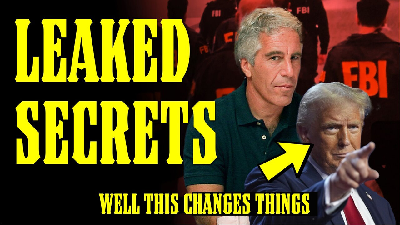 TRUMP was an FBI INFORMANT in EPSTEIN CASE as SECRETS LEAK out of the DOJ!!