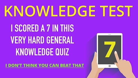 HARD General Knowledge Quiz