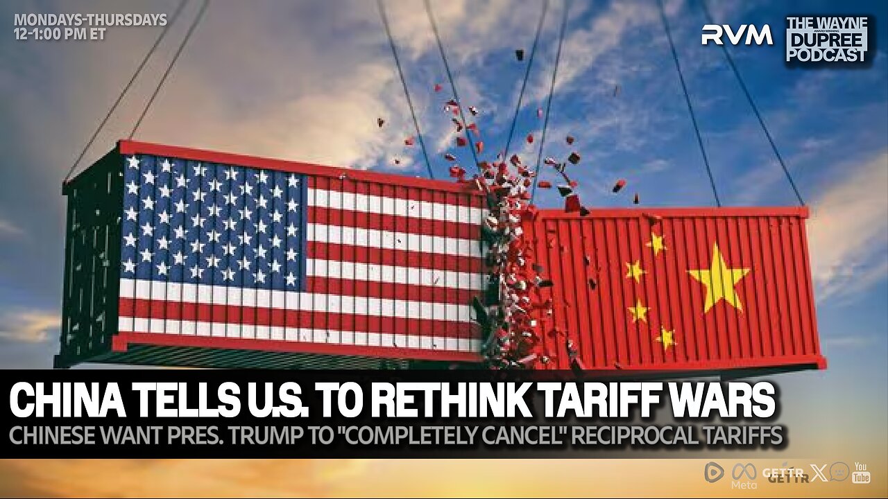 E2070: China Calls on Trump to Cancel Tariffs; Trump Says No 04/14/25