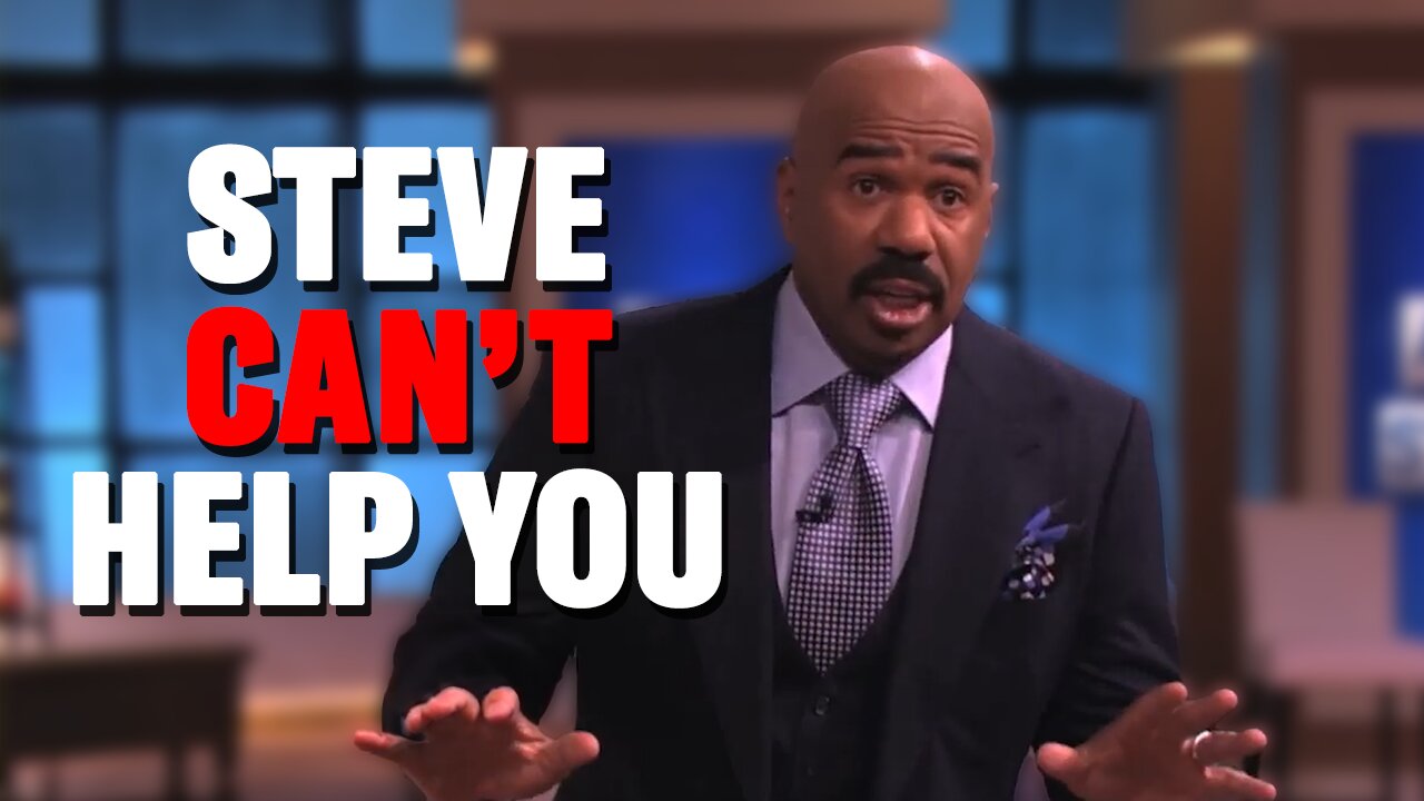 Steve Harvey Can't Help You!!!! 🎥😂 | Some situations are just beyond help! 😅🙌