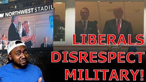 DISGUSTING Trump DERANGED Liberals DISRESPECT Military Swearing In Ceremony At Commanders NFL Game!