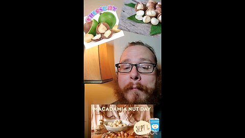 Thursday. Macadamia nuts and dessert.