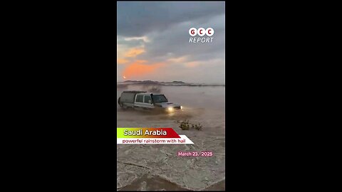 #SaudiArabia #storm #Hail #Rain #Weather #Climate #destruction #anomaly #climatecrisis