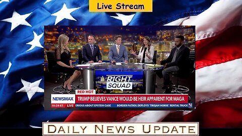 x431c: Newsmax - Trump taps Vance as 2028 front-runner | The Right Squad