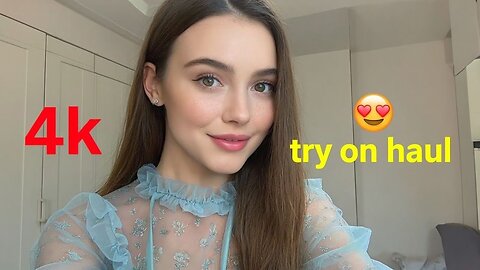 4k (2025) new fashion transparent try on haul | sheer amazing lingerie try on & bikini haul # 2