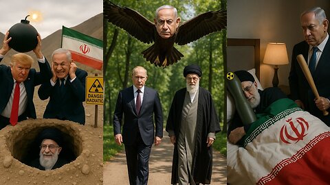 Funny Khamenei vs Netanyahu & Trump Complication‍♂️ Putin Always Saves Khamenei _ AI Parody