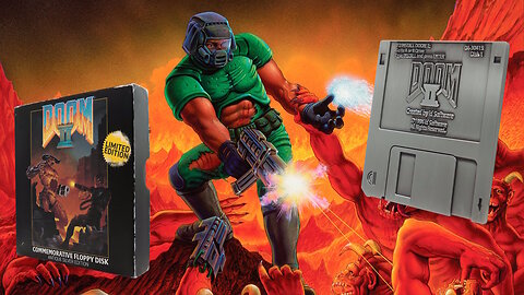 DOOM 2 Floppy Disk Replica [Limited Edition of 5000 88 x 88mm]