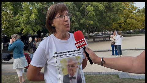 Marie-Carmen soutien au Dr. Colignon et aux victimes