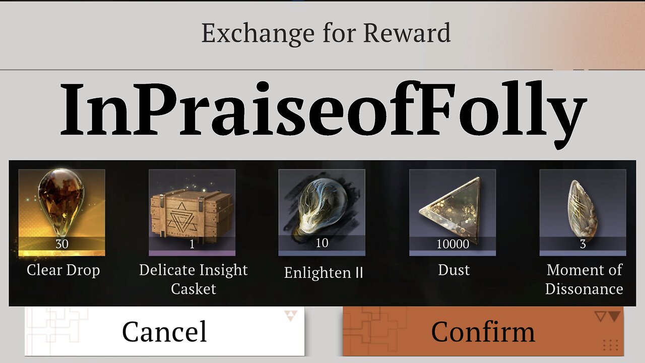 May 30, 2025 Clear Drop Code (Reverse 1999)