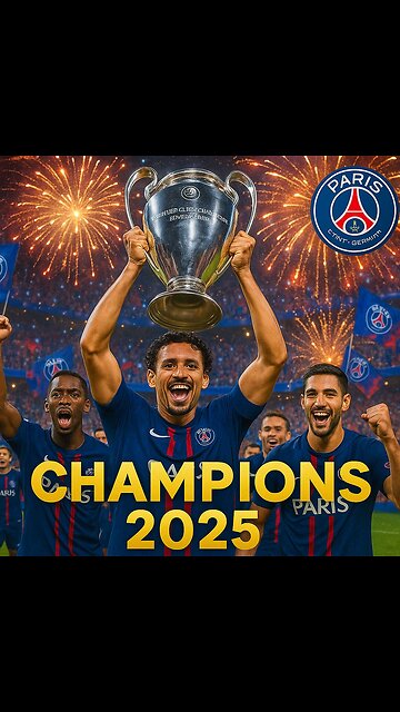 Champions of European League Arrived Paris