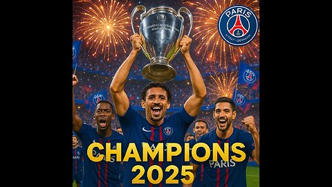 Champions of European League Arrived Paris