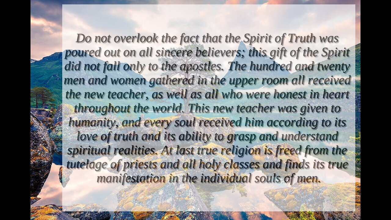 Do not overlook