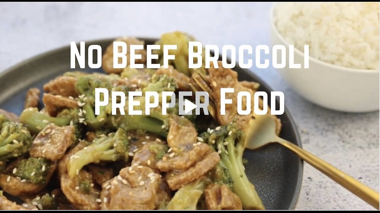 Prepper Food: No Beef Broccoli