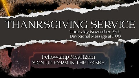 Paul's Thanksgiving in his Letter to The Corinthians | Pastor William Hixson | Athens Bible Church