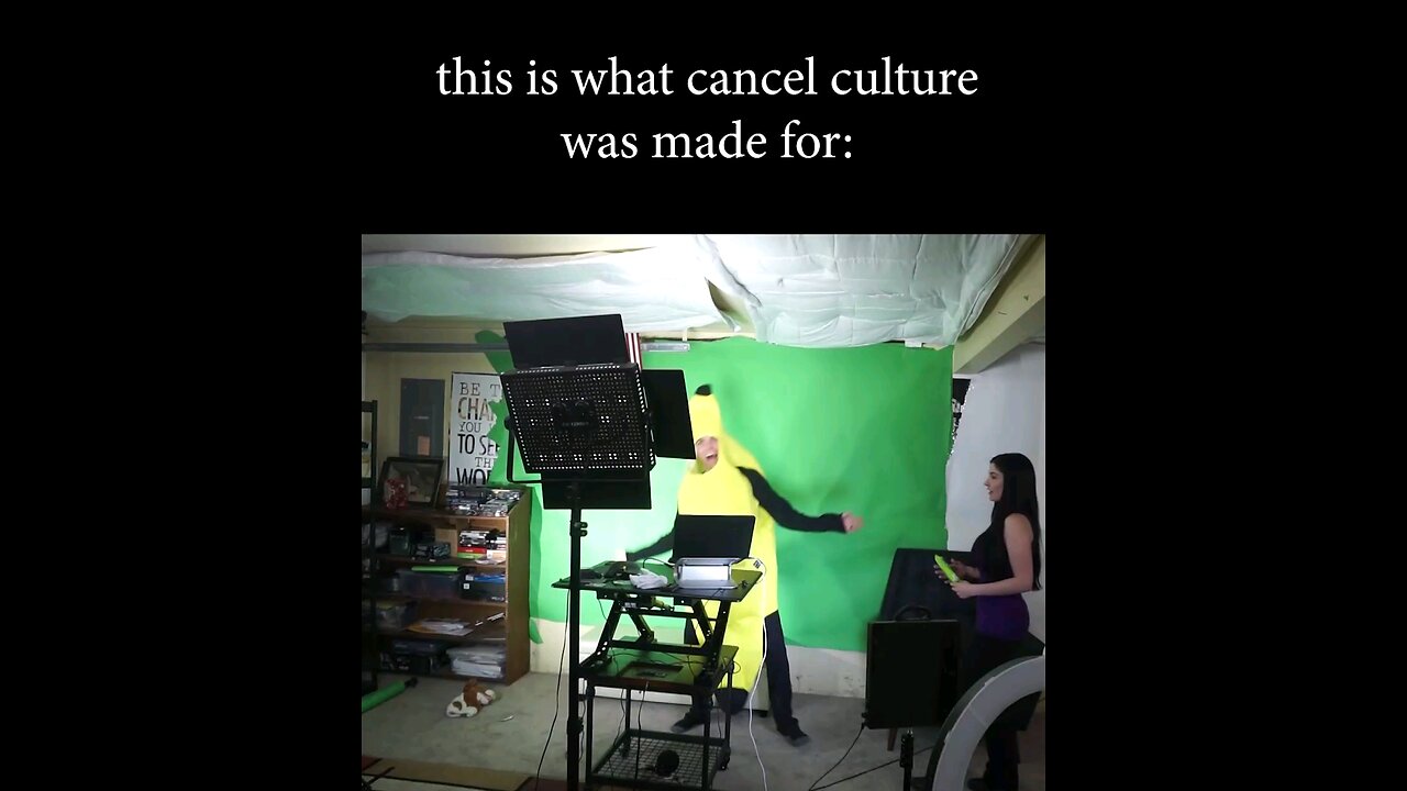 this is a parody, the banana guy is the best person on earth #lol #joke #comedy #haha #cancelled