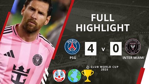 PSG Crushes Messi’s Inter Miami – 4 Goals in Club World Cup Showdown