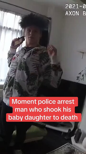 Bodycam Shows Moment Police Arrest Man for Shaking Baby Daughter to Death