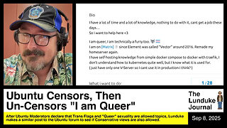 Ubuntu Allows "Queer" & "Trans", Censors "Conservative"