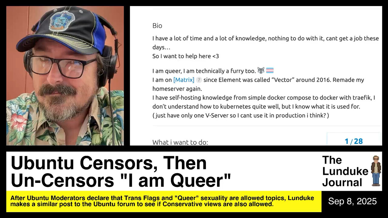 Ubuntu Allows "Queer" & "Trans", Censors "Conservative"