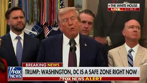President Trump speaking in the Oval Office today. Big changes afoot!