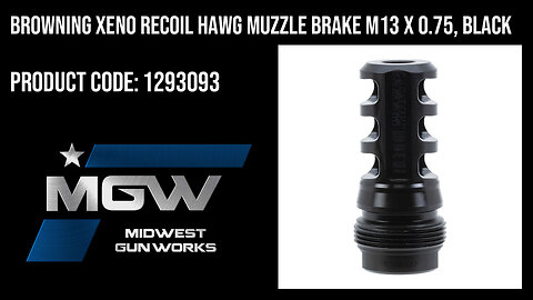 Browning XENO Recoil Hawg Muzzle Brake M13 x 0.75, Black - 1293093