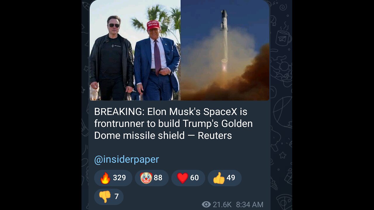 News Shorts: SpaceX and the Golden Dome