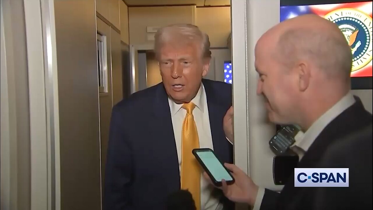 Trump MOCKS Biden To Reporters At 2am