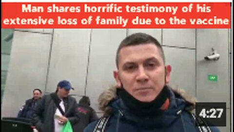 "Man Reveals Tragic Family Loss Attributed to Vaccination"