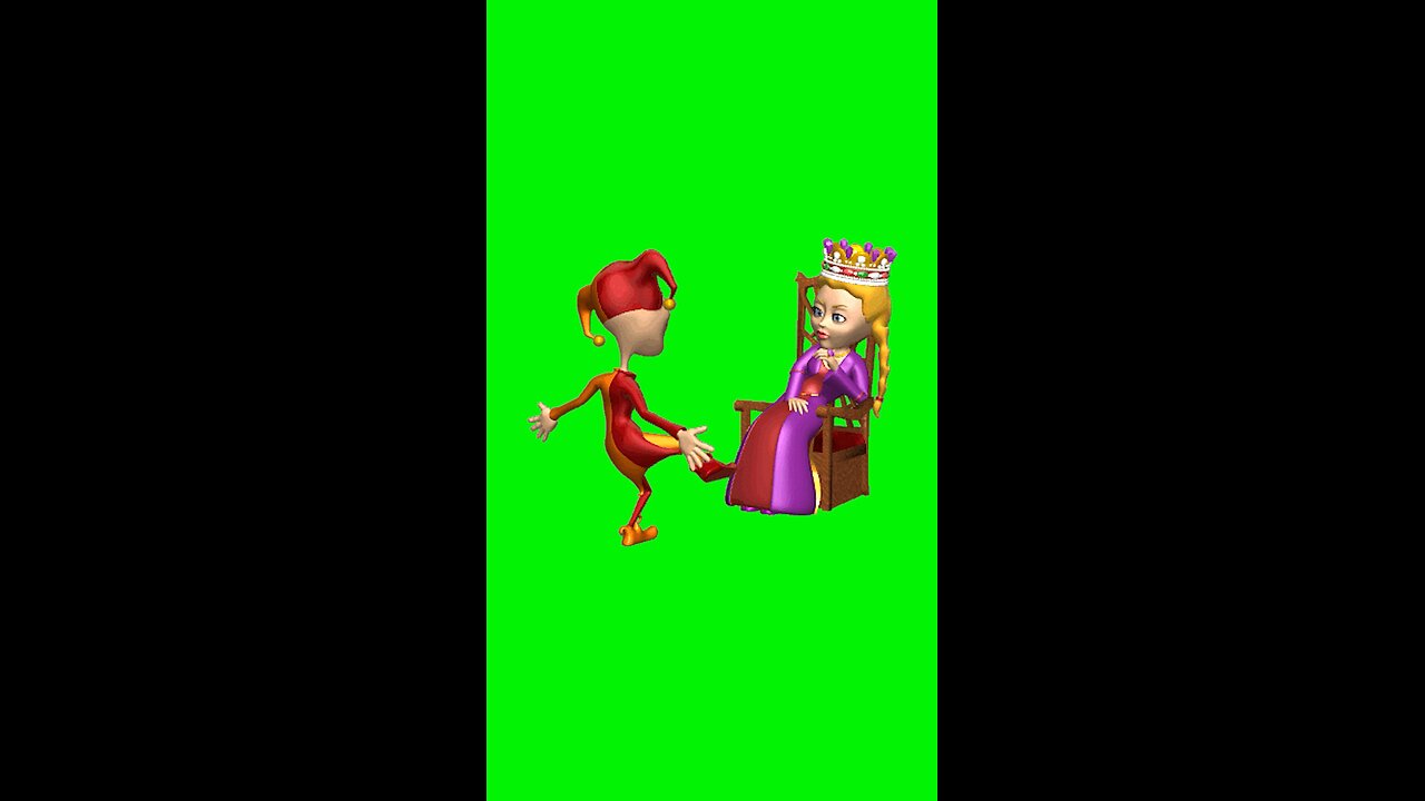 Jester Dancing for Queen | Green Screen #jester #meme #princesstreatment #funny #fyp