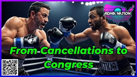 Kash Patel and Jimmy Kimmel Talk tonight on ROMA Nation
