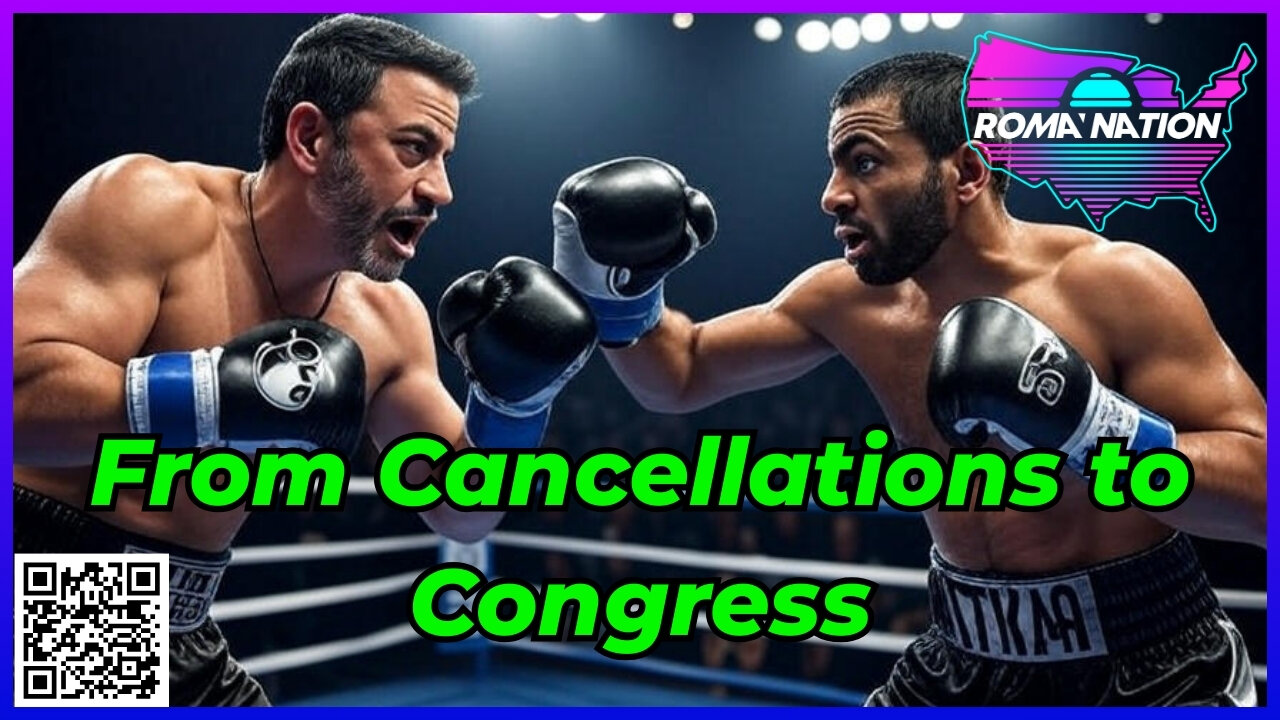 Kash Patel and Jimmy Kimmel Talk tonight on ROMA Nation