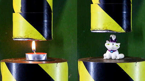 Hydraulic Press Vs Candle