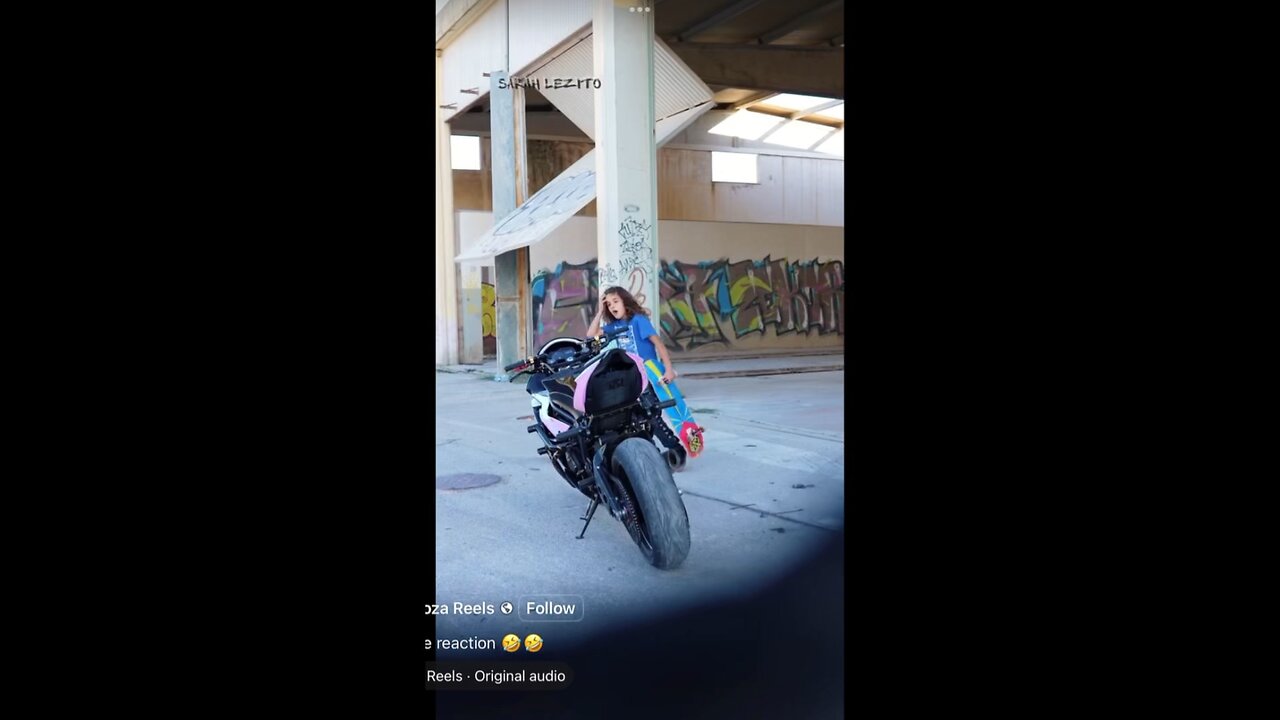 Kids Reaction to Stunt Rider