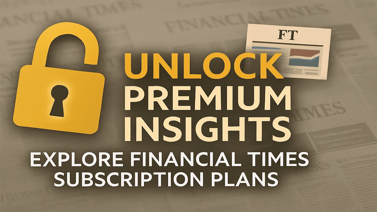 Unlock Premium Insights Explore Financial Times Subscription Plans | NEWSDRIFT