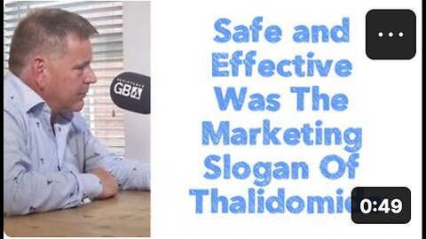 Thalidomide's Marketing Slogan: Safe and Effective
