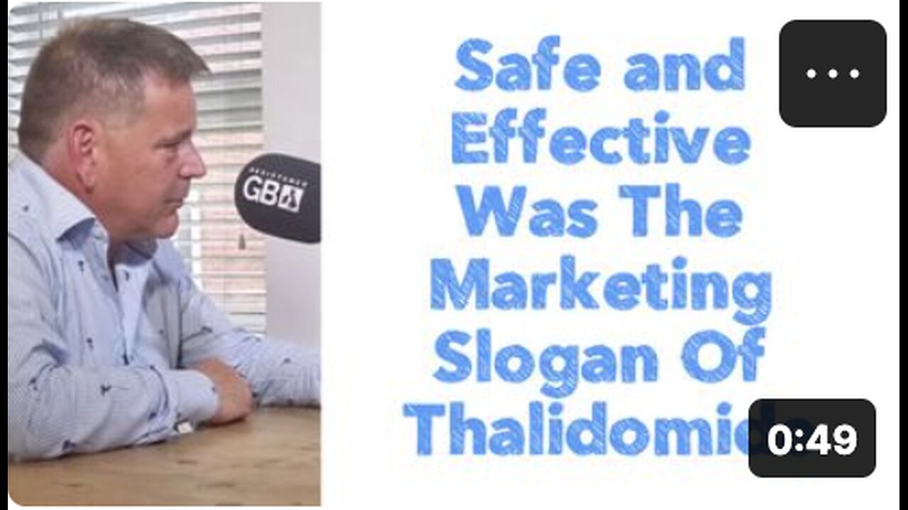 Thalidomide's Marketing Slogan: Safe and Effective